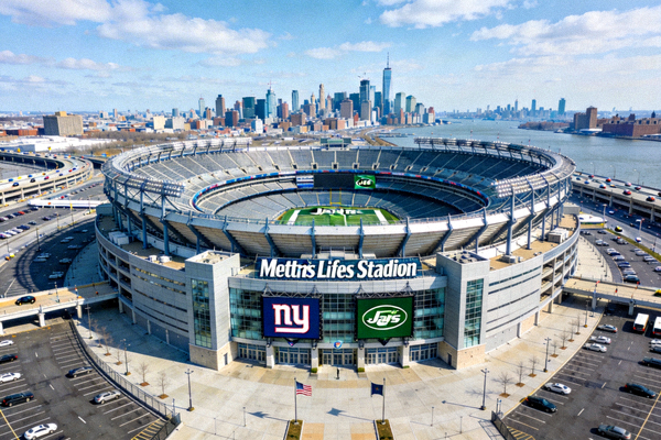 大都会人寿体育场 - 纽约新泽西地区现代化体育场外景